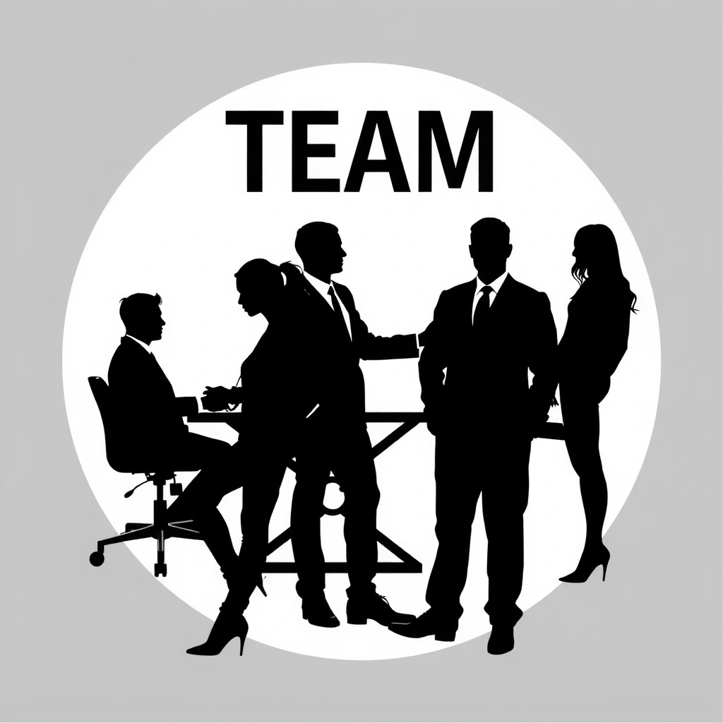 Ikona týmu s lidmi symbolizující profesionalitu