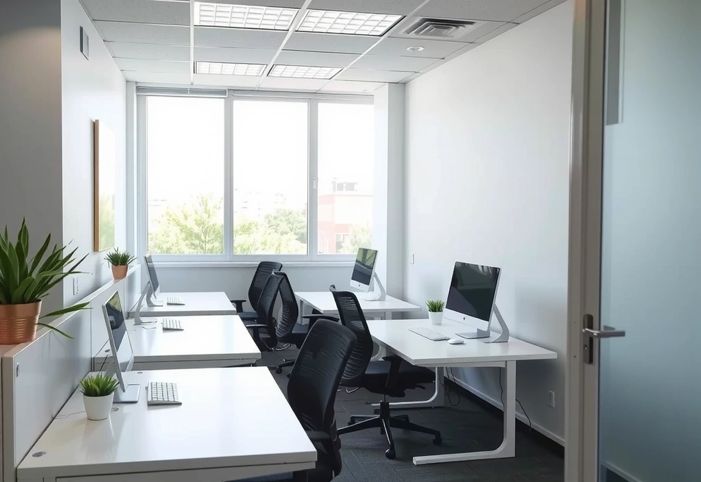 Čistá a moderní kancelář