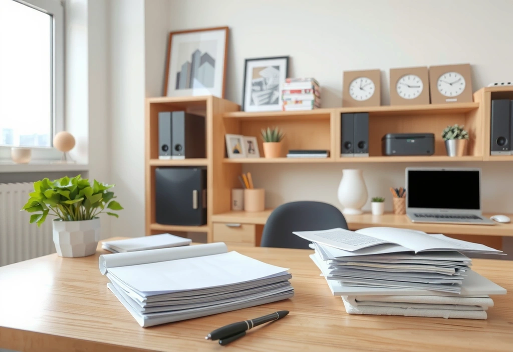 Kancelář po úklidu